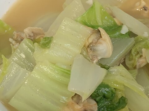 白菜とアサリのスープ
